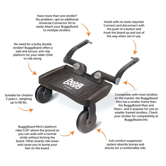 Lascal BuggyBoard Mini - Black - 5-23300