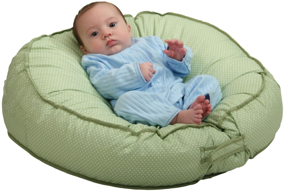 Leachco Podster Infant Lounger - Green Pindot - 125-GPD