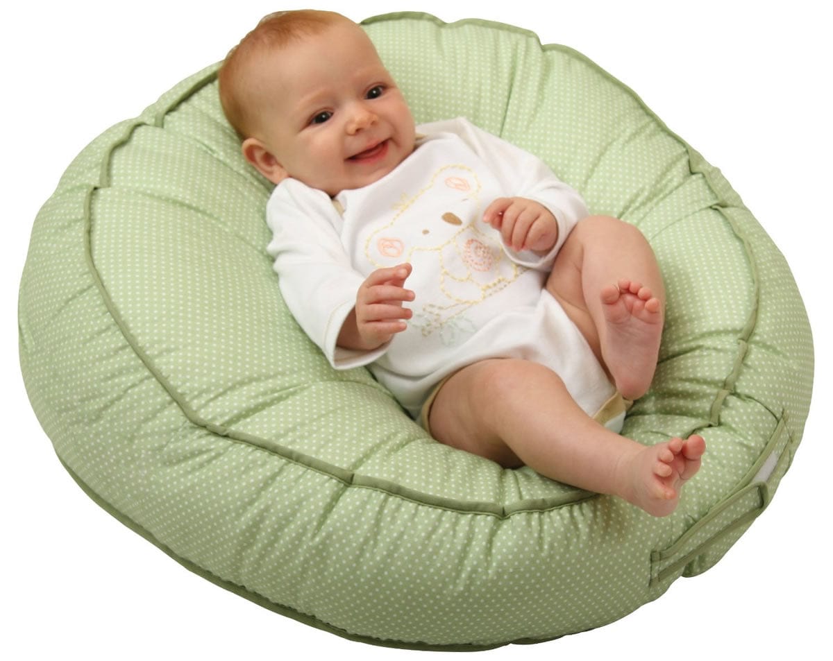 Leachco Podster Infant Lounger - Green Pindot - 125-GPD