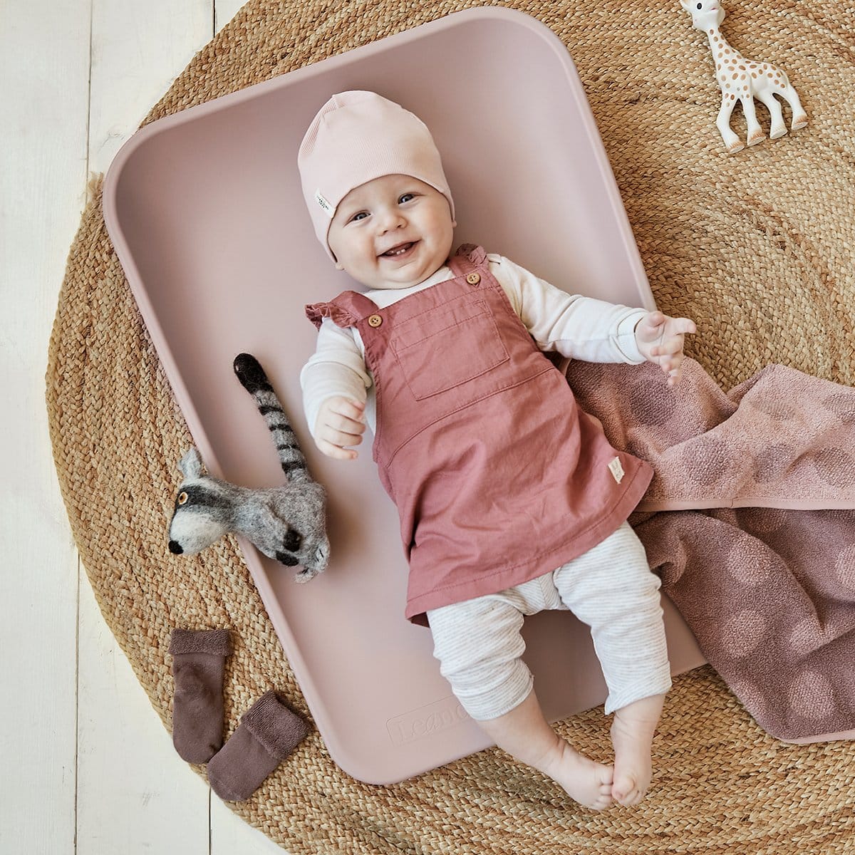 Leander Matty Changing Pad - Wood Rose - 510010-67-24