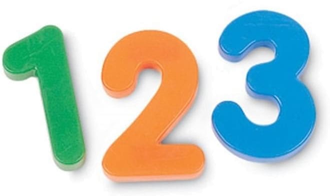 Learning Resources Jumbo Magnetic Numbers, 36pc - LER0452