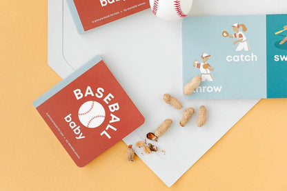 Left Hand Book House Board Book - Baseball Baby - 002-LHBH