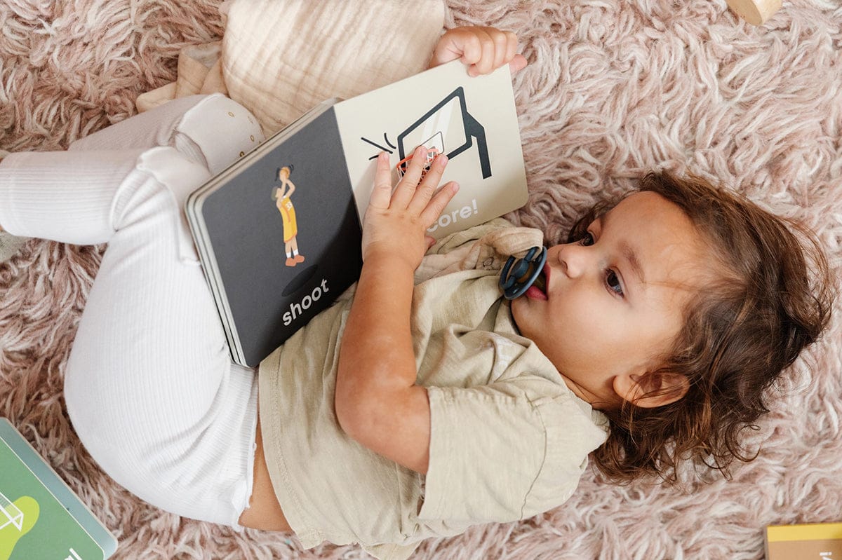 Left Hand Book House Board Book - Basketball Baby - 001-LHBH