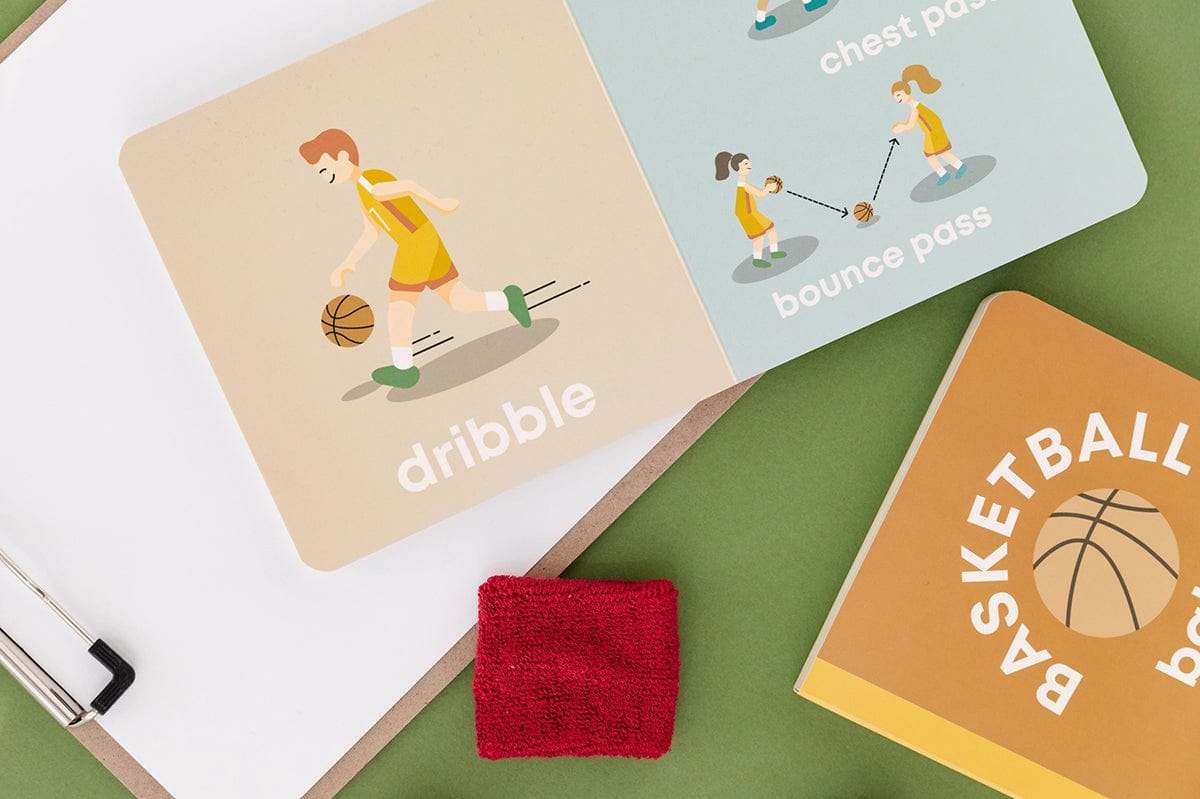 Left Hand Book House Board Book - Basketball Baby - 001-LHBH