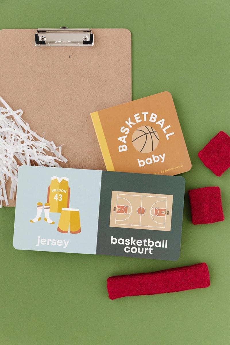 Left Hand Book House Board Book - Basketball Baby - 001-LHBH