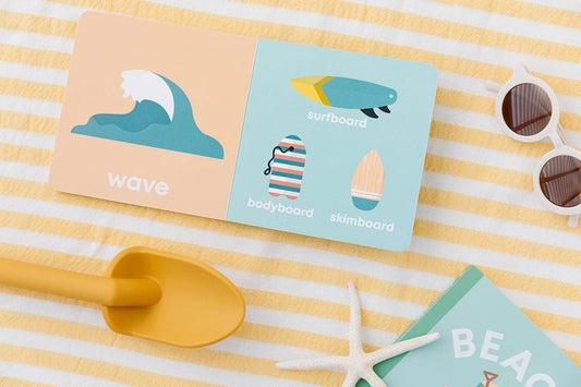 Left Hand Book House Board Book - Beach Baby - 003-LHBH