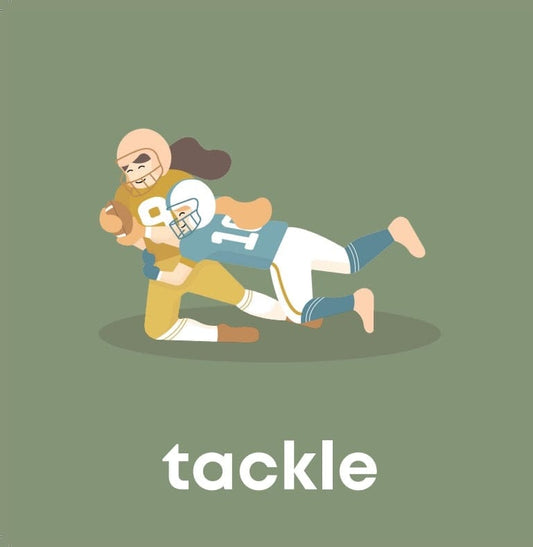 Left Hand Book House Board Book - Football Baby - 010-LHBH