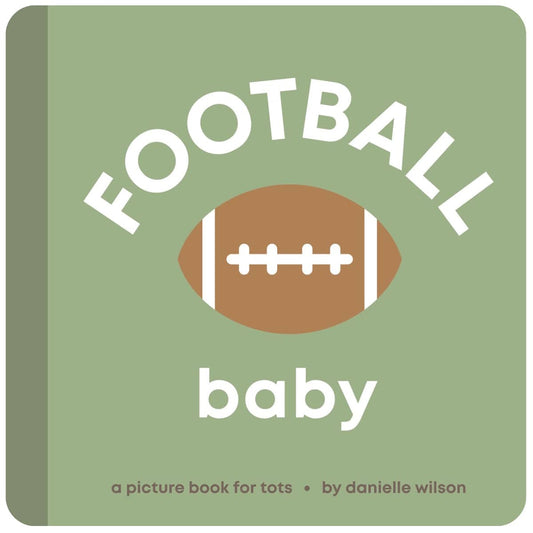 Left Hand Book House Board Book - Football Baby - 010-LHBH