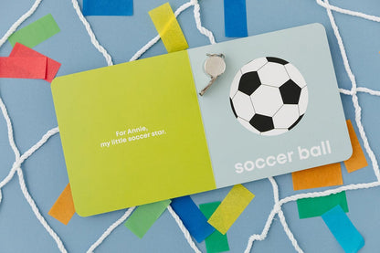 Left Hand Book House Board Book - Soccer Baby - 005-LHBH