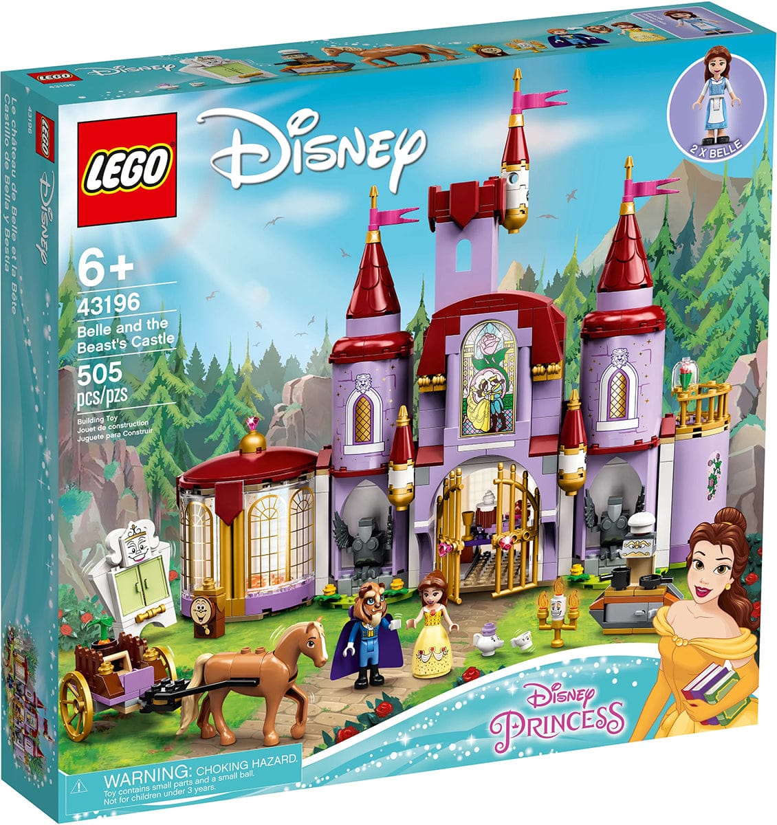 LEGO Disney Belle and the Beast's Castle - 43196