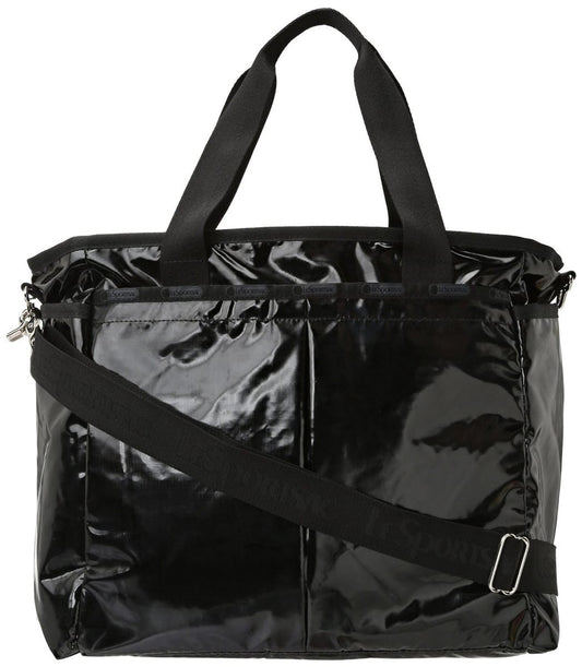 LeSportsac Ryan Baby Bag - Black Patent - 7532-9902