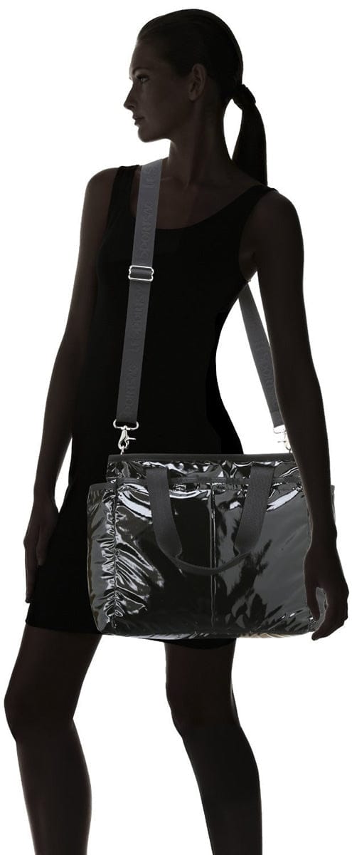 LeSportsac Ryan Baby Bag - Black Patent - 7532-9902