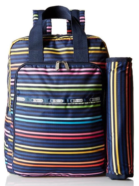 LeSportsac Utility Baby Backpack Diaper Bag - Baby LeStripes - 2532-D663