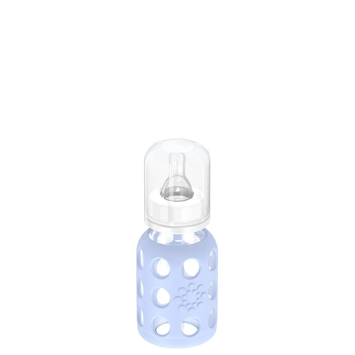 Lifefactory 4oz Glass Baby Bottle with Silicone Sleeve - Blanket