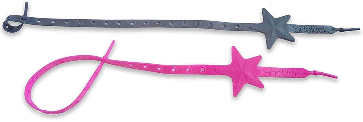 Lil' Sidekick Multi-Function Tether, 2 Pack - Charcoal/Pink