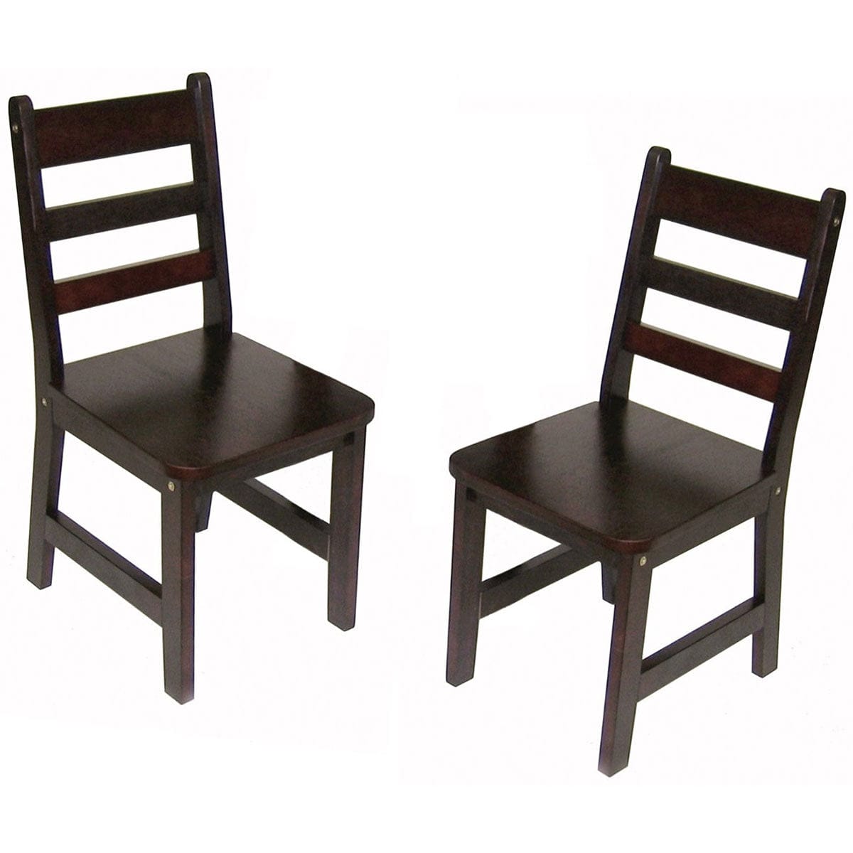 Lipper International Child's Chair Set - Espresso - 523-4E