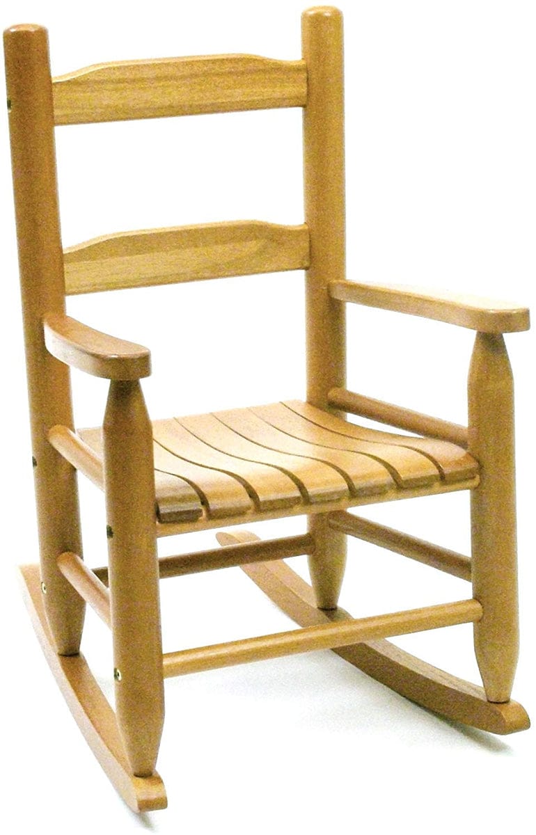 Lipper International Child's Rocking Chair - Natural - 555-LI