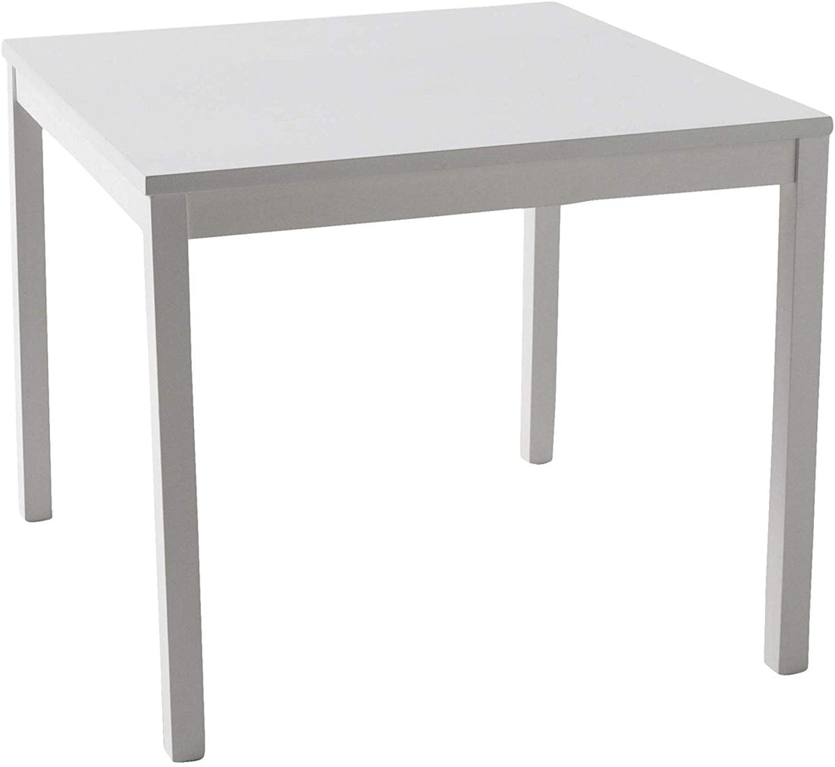 Lipper International Child's Square Table - White - 585W