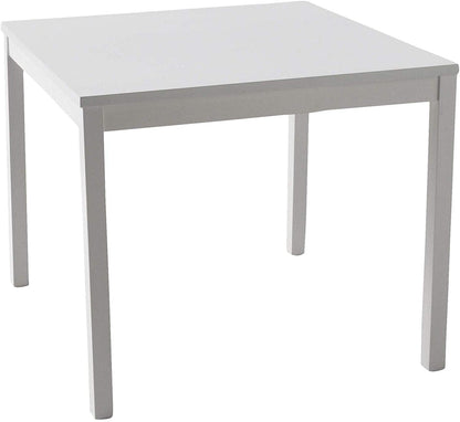 Lipper International Child's Square Table - White - 585W