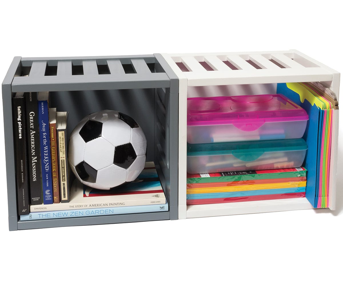 Lipper International Wooden Storage Crate - Grey - 540G