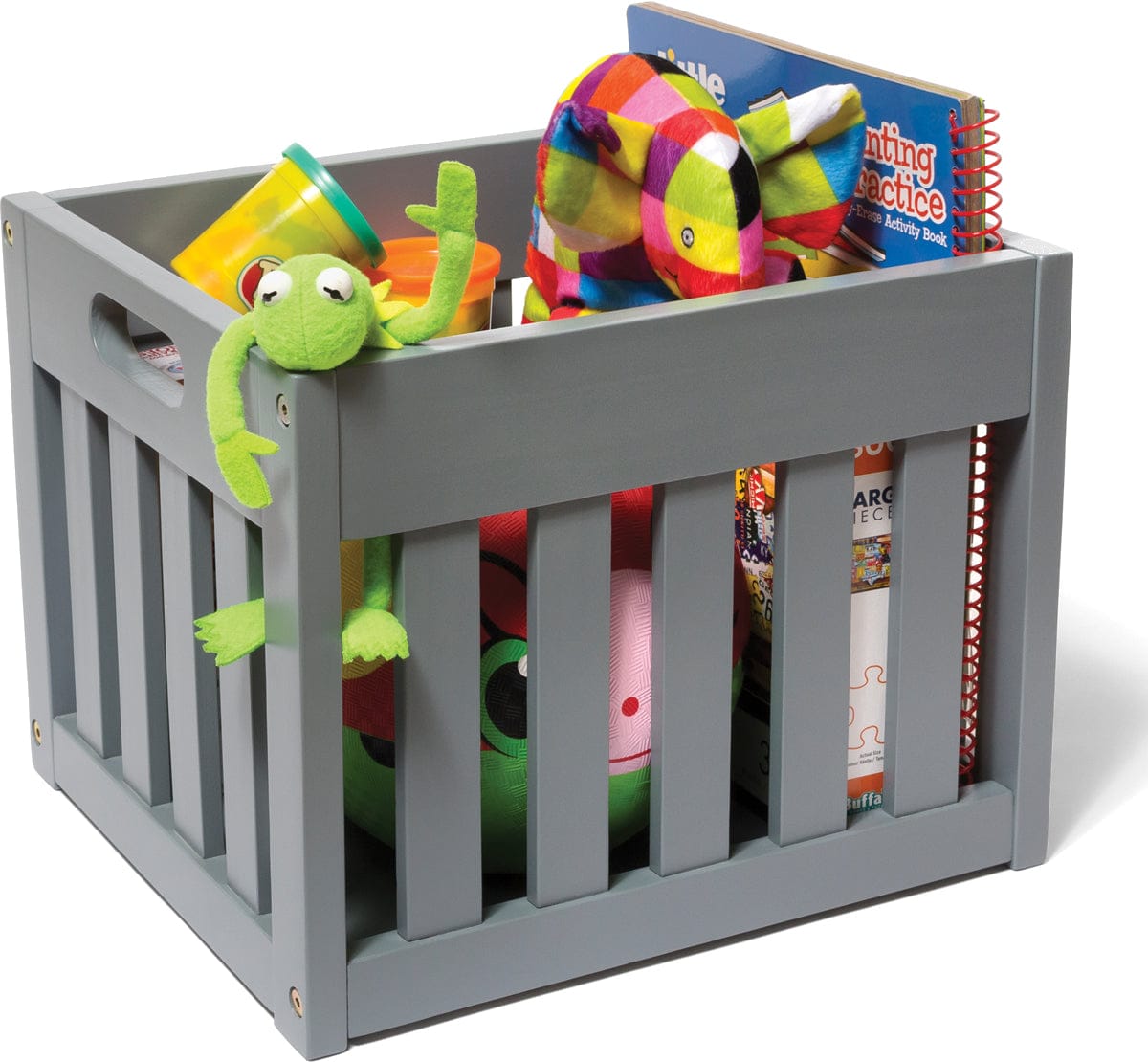 Lipper International Wooden Storage Crate - Grey - 540G