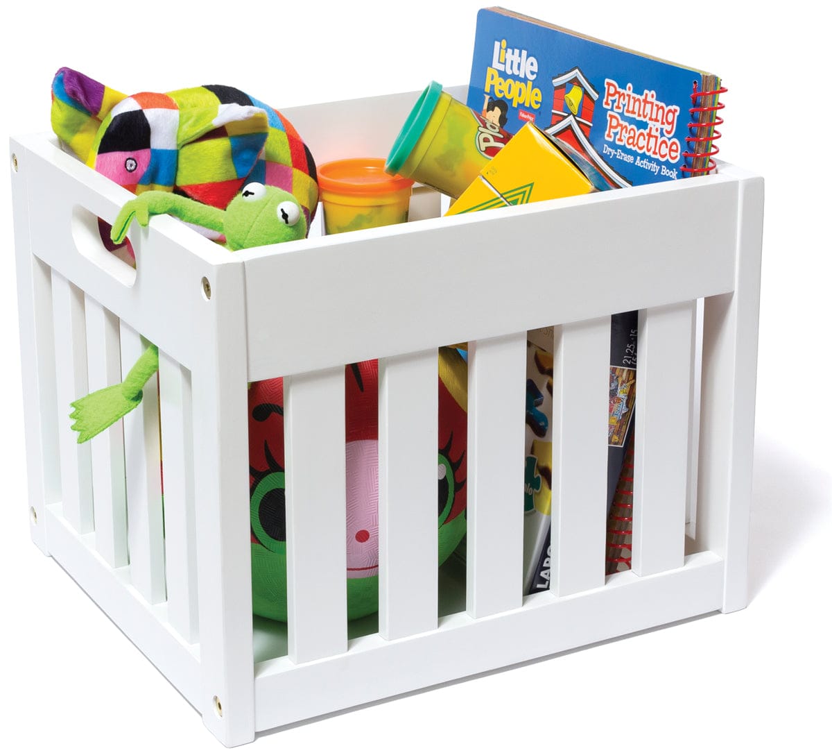 Lipper International Wooden Storage Crate - White - 540W