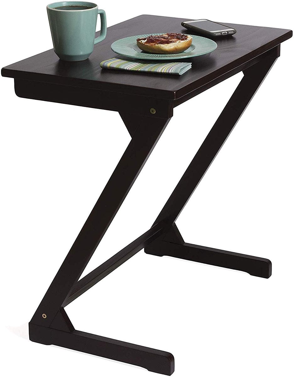 Lipper International Wooden Zig Zag Table - Espresso - 542E