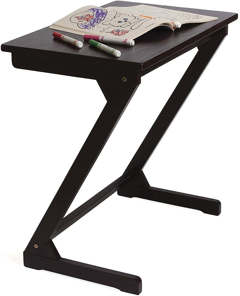 Lipper International Wooden Zig Zag Table - Espresso - 542E