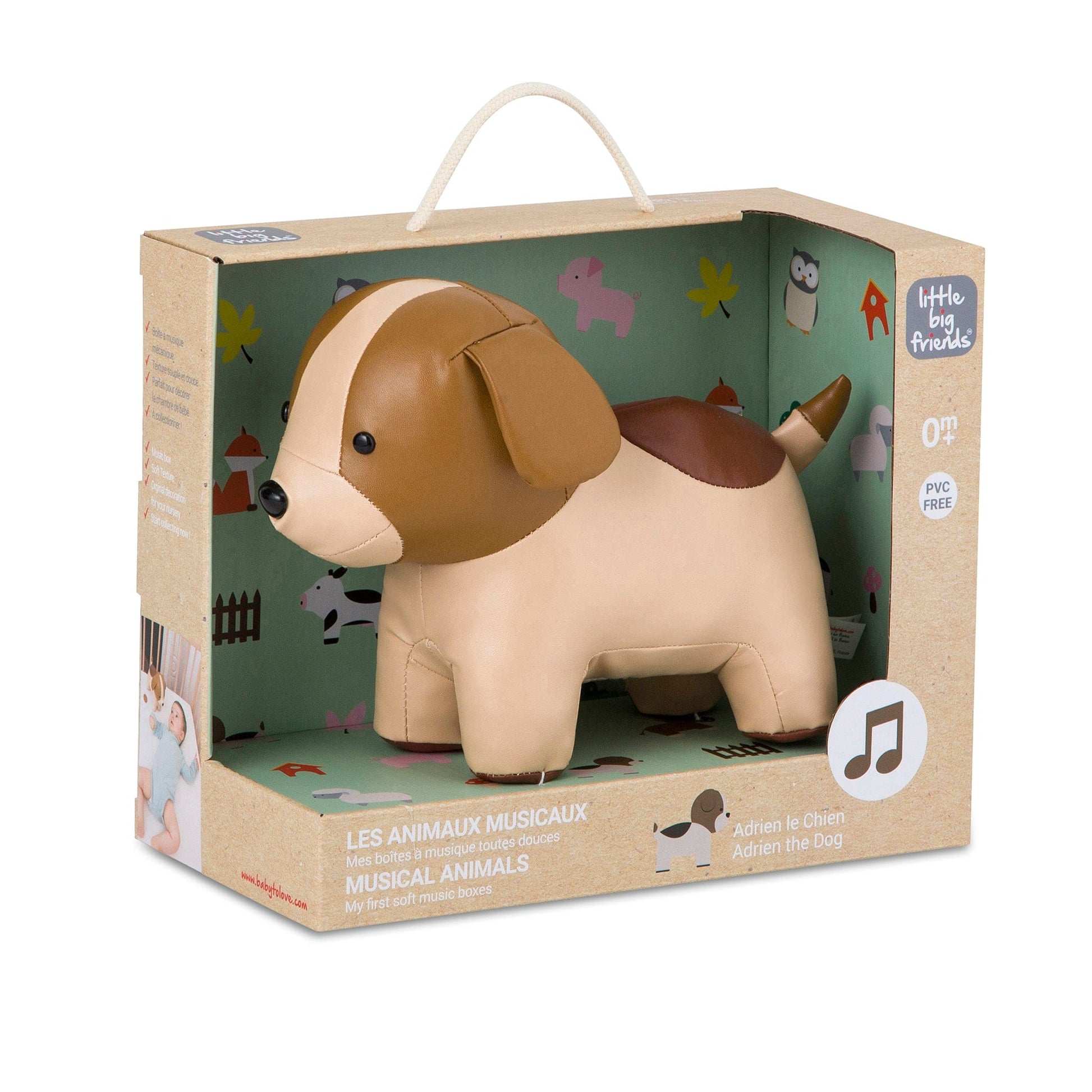 Little Big Friends Musical Animals - Adrien the Dog - 302580