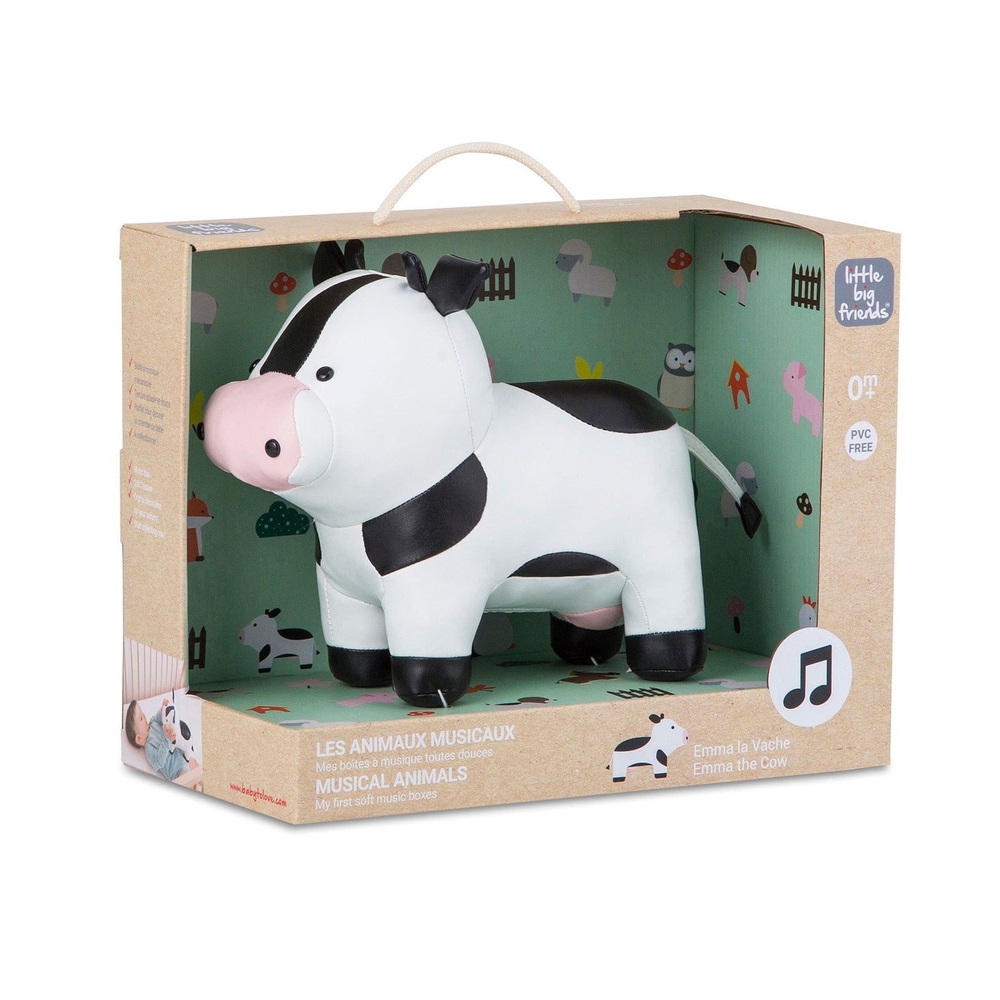 Little Big Friends Musical Animals - Emma the Cow - 302511