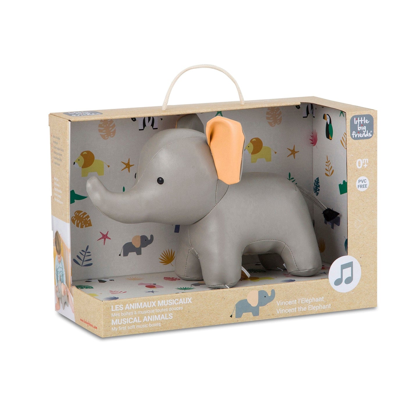 Little Big Friends Musical Animals - Vincent the Elephant - 302368