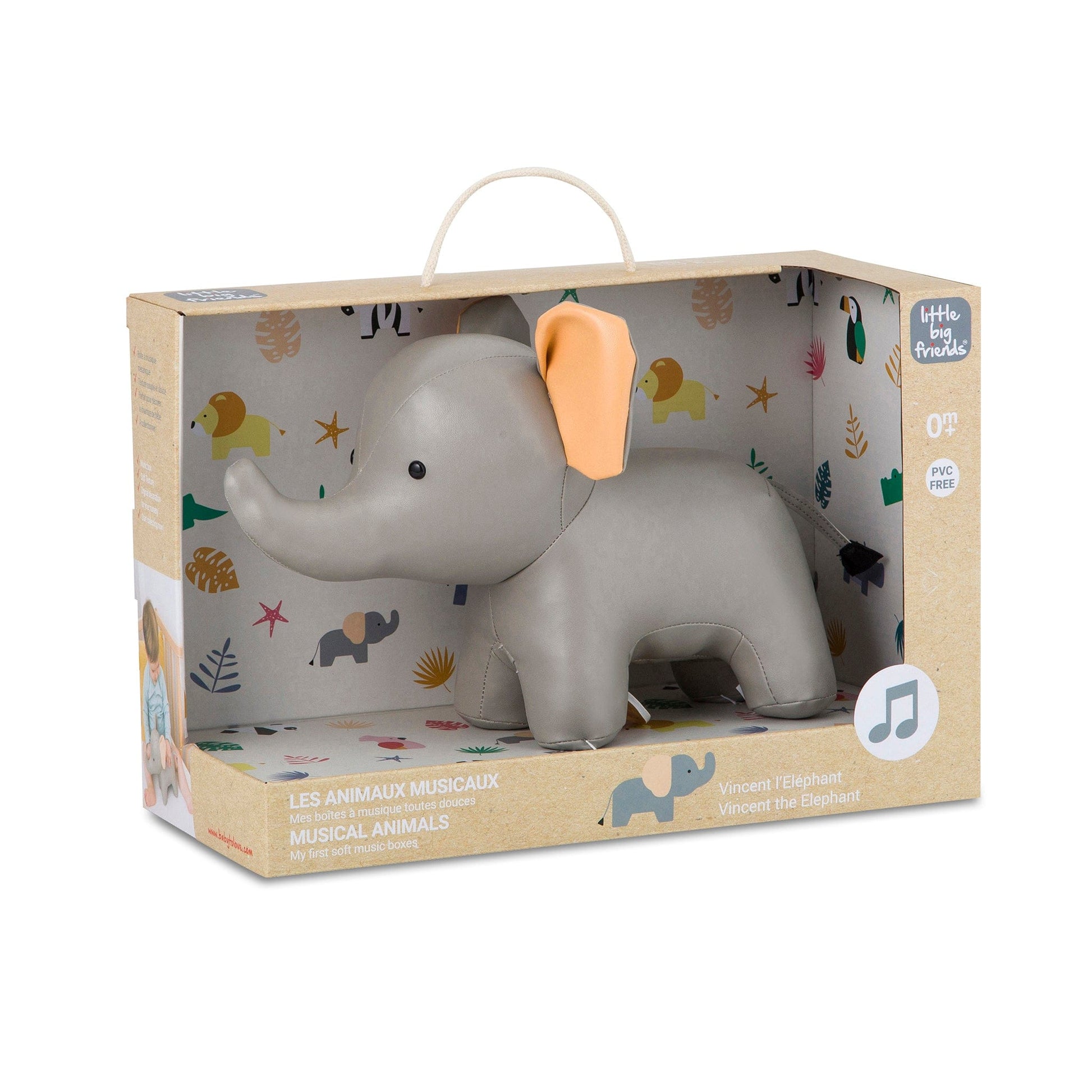 Little Big Friends Musical Animals - Vincent the Elephant - 302368