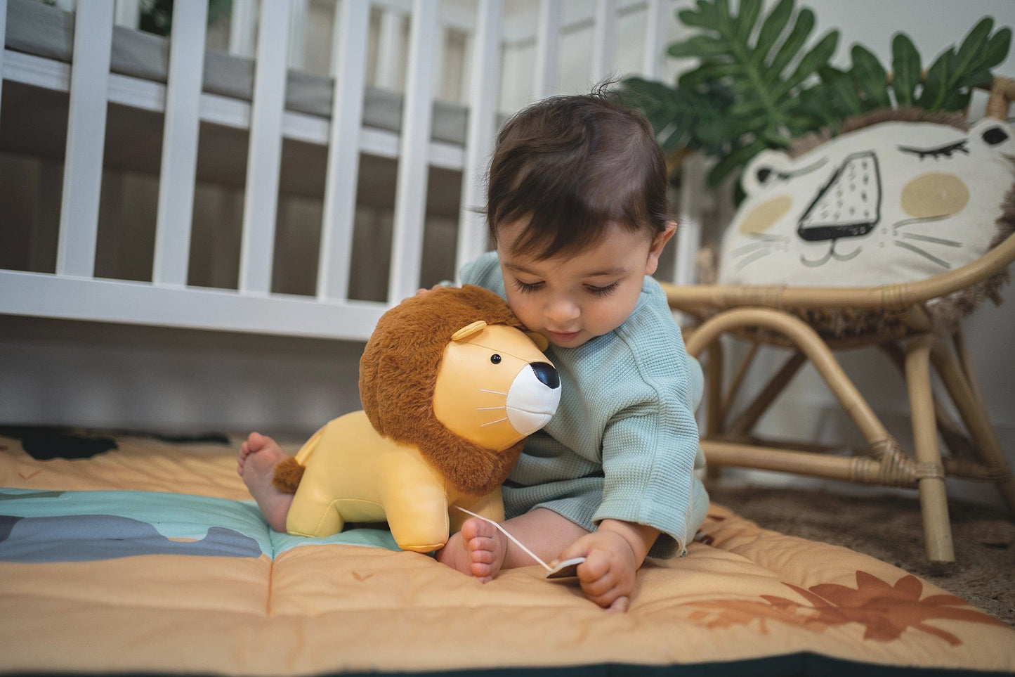 Little Big Friends Musical Friend w/Fur - Jackson the Lion - 302559-NW