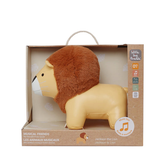 Little Big Friends Musical Friend w/Fur - Jackson the Lion - 302559-NW