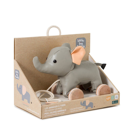 Little Big Friends Pull Along Friends - Vincent the Elephant - 303525