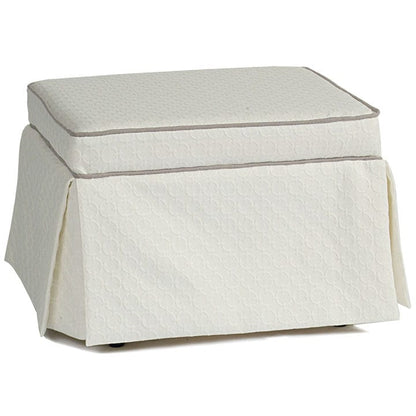 Little Castle Gliding Ottoman with Long Skirt - 8GSL-8GL