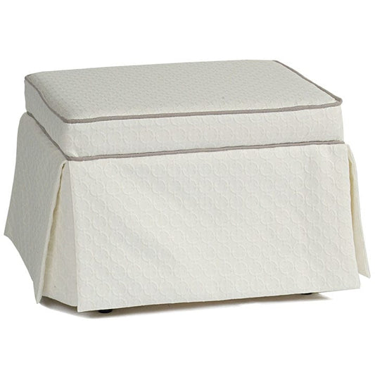 Little Castle Gliding Ottoman with Long Skirt - 8GSL-8GL
