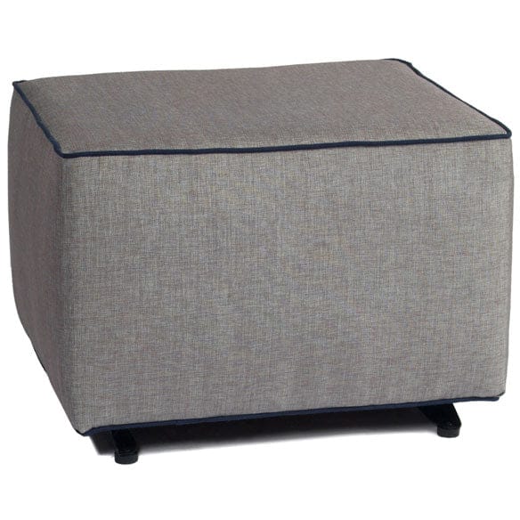 Little Castle Gliding Ottoman with Piping - 8GSP-8GP