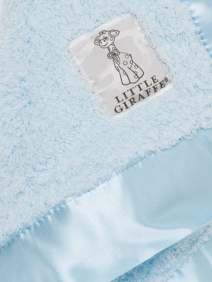 Little Giraffe Chenille Blanky - Blue - CHBLYBL