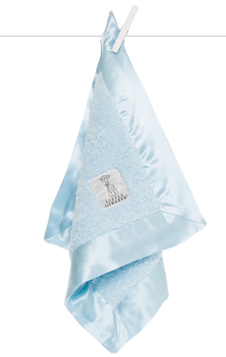 Little Giraffe Chenille Blanky - Blue - CHBLYBL