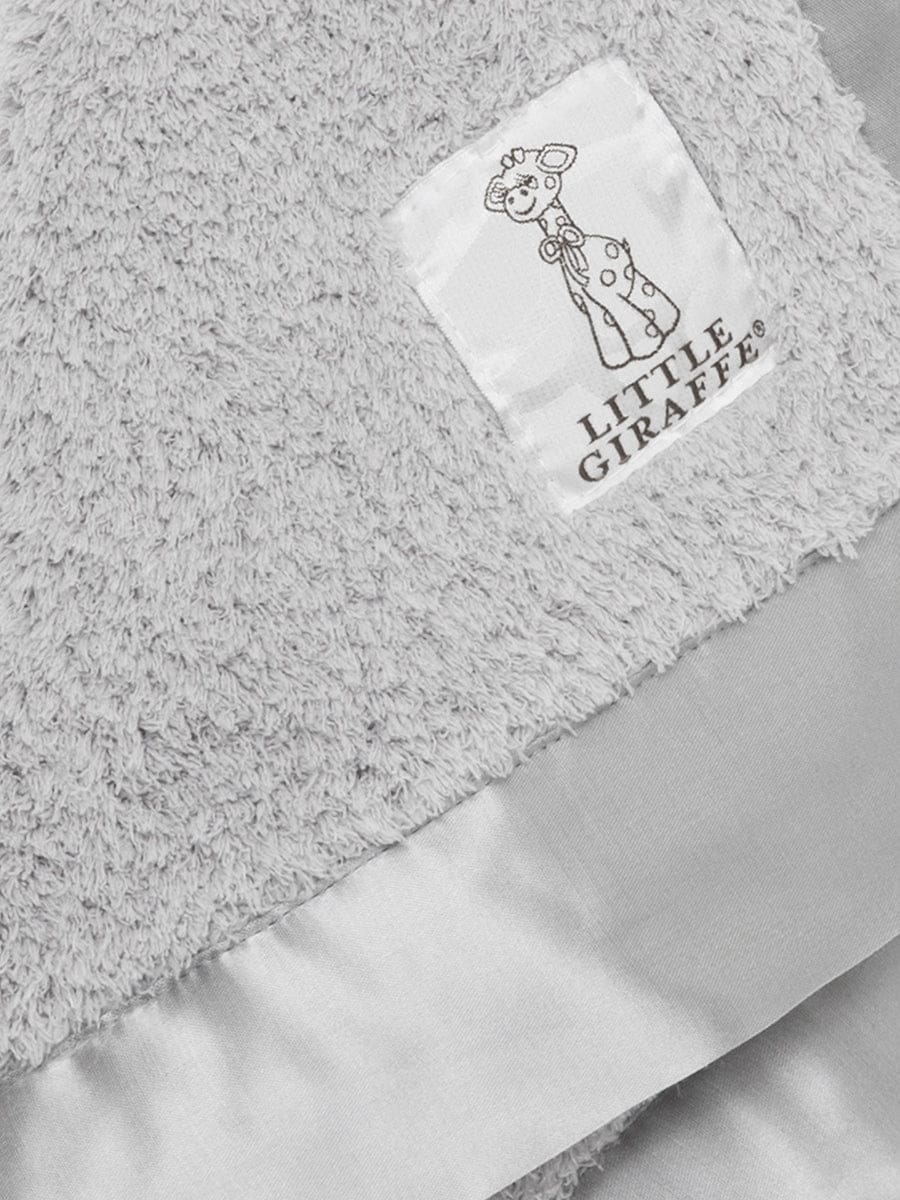 Little Giraffe Chenille Blanky - Silver - CHBLYSV