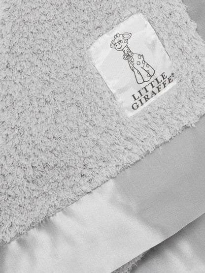 Little Giraffe Chenille Blanky - Silver - CHBLYSV