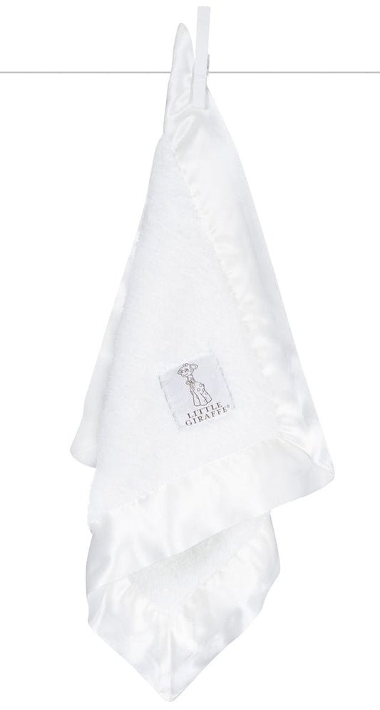 Little Giraffe Chenille Blanky - White - CHBLYWH