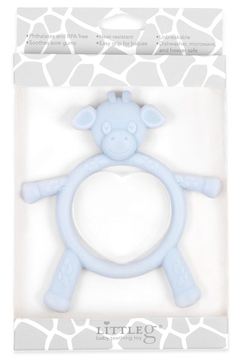 Little Giraffe Little G Baby Teething Toy - Blue - SILGTRBL