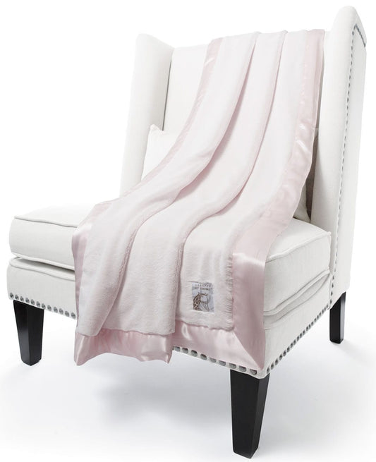 Little Giraffe Luxe Throw Blanket - Pink - LXCOVPK