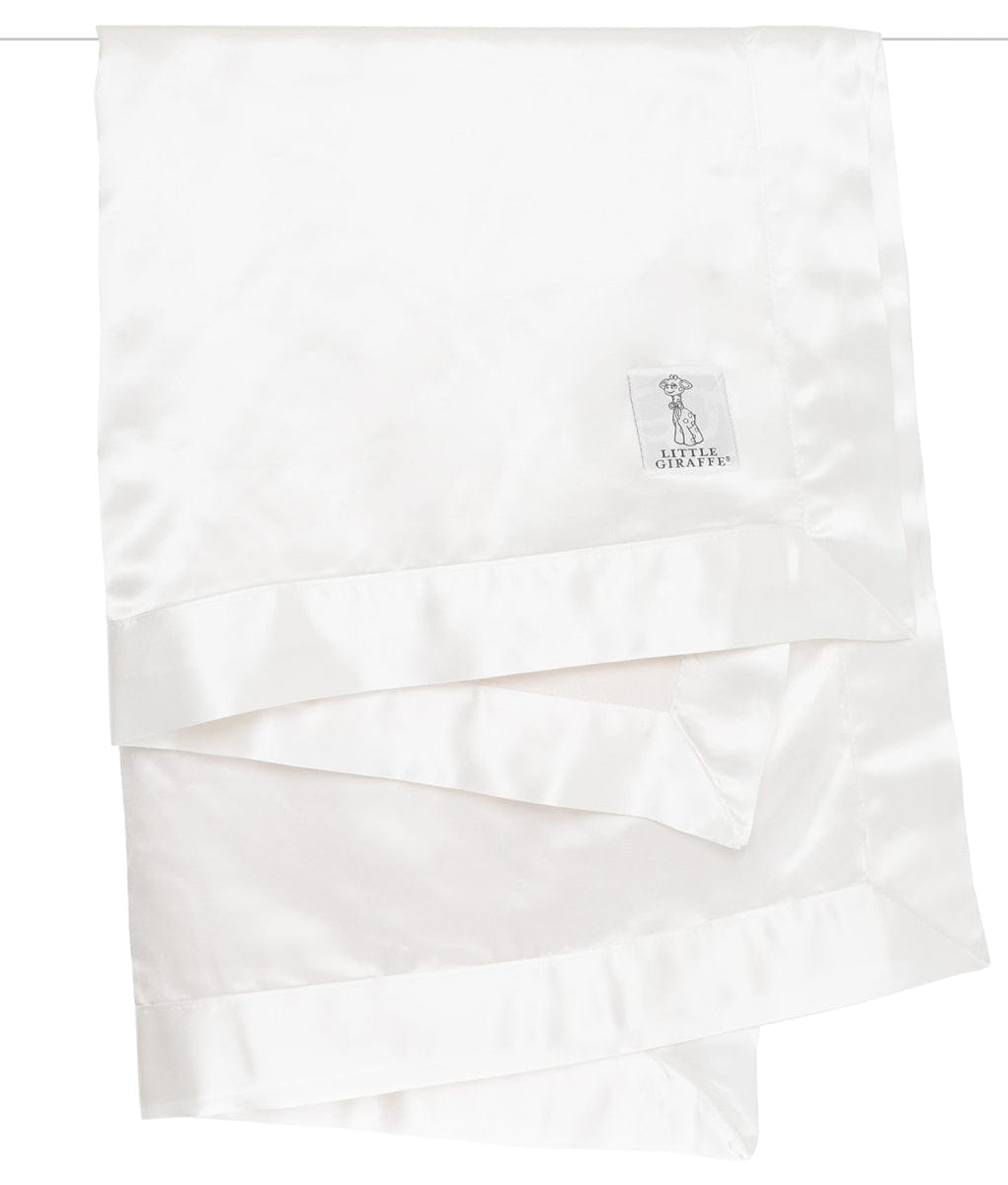 Little Giraffe Velvet Deluxe Baby Blanket - Cream - VLSSBKTCR
