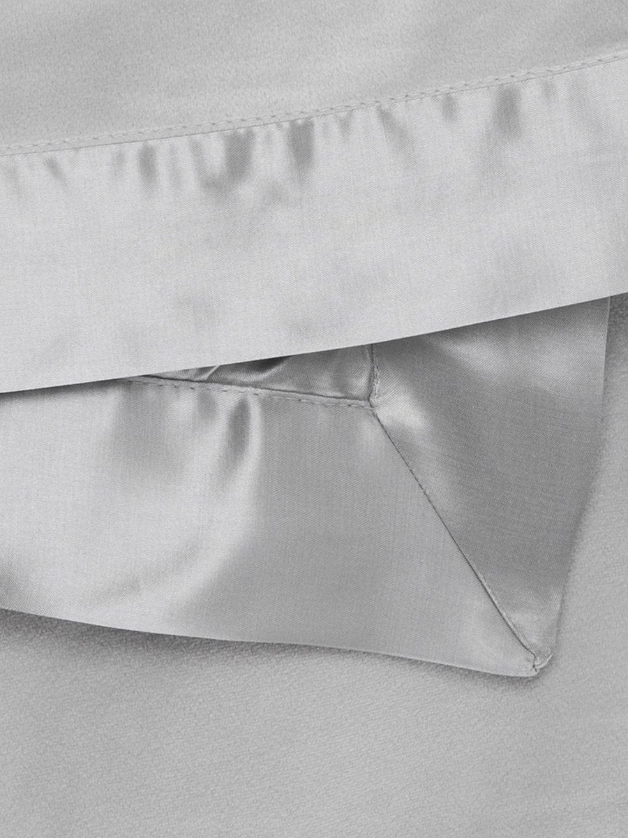 Little Giraffe Velvet Deluxe Baby Blanket - Silver - VLSSBKTSV