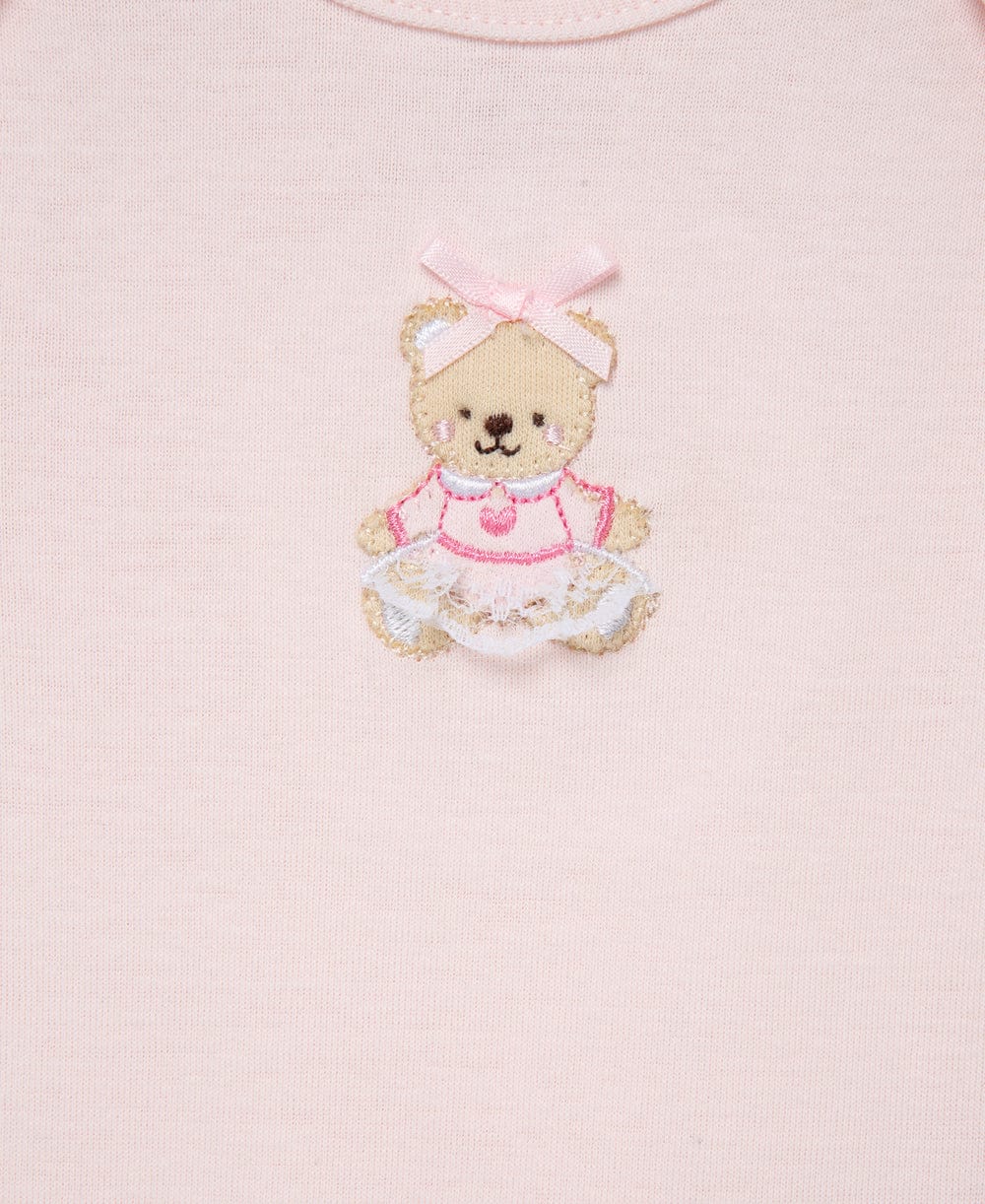 Little Me Sweet Bear 3-Pack Bodysuits - Pink Multi, NB