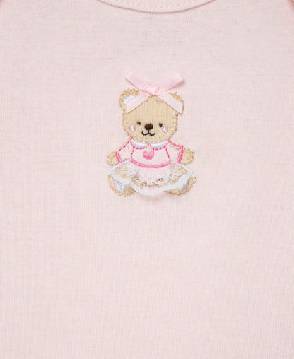 Little Me Sweet Bear 3-Pack Bodysuits - Pink Multi, NB
