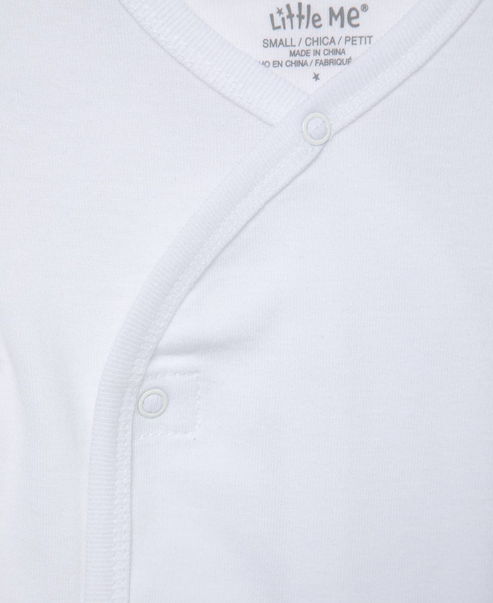 Little Me White 3-Pack T-Shirts - White, Small